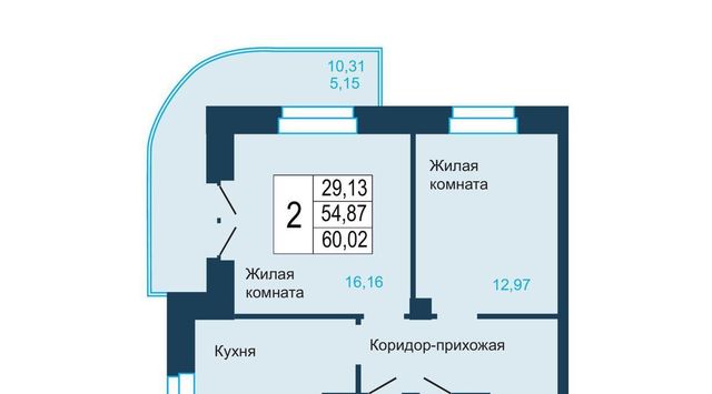 квартира г Красноярск р-н Советский Северный ЖК «Светлогорский» фото