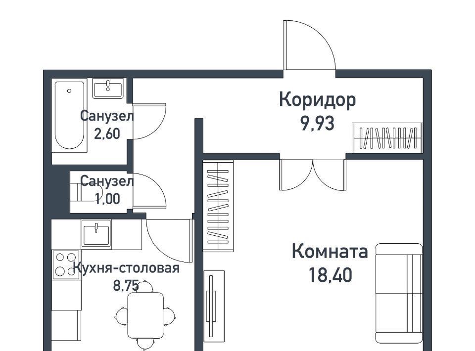 квартира р-н Сосновский п Пригородный Парковый Премиум жилой комплекс фото 1