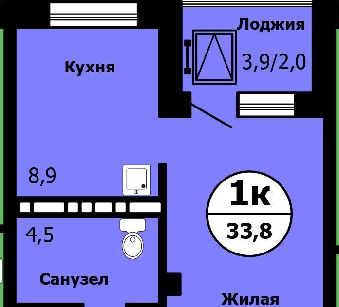 квартира г Красноярск р-н Свердловский ул Лесников 2 фото 1