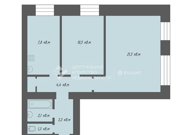 квартира г Рязань р-н Московский б-р Народный 16 фото