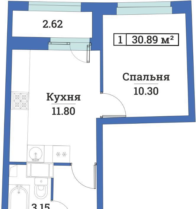 квартира р-н Всеволожский г Мурино пр-кт Авиаторов Балтики 25 Девяткино фото 1