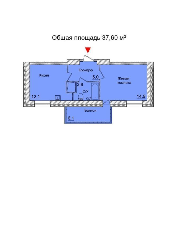 квартира г Хабаровск р-н Центральный ул Кулибина 14 фото 1