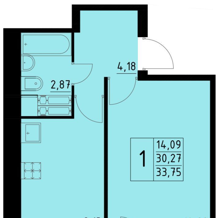 квартира г Пермь р-н Орджоникидзевский ул Косякова 15а фото 1