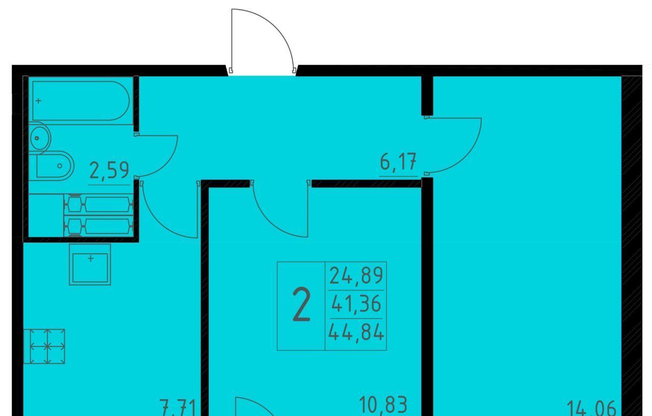 квартира г Пермь р-н Орджоникидзевский ул Косякова 15а фото 1