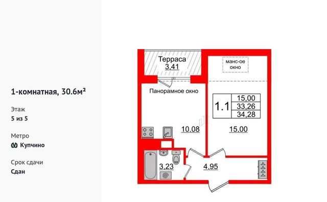 квартира г Санкт-Петербург ш Пулковское 71к/15 Звездная фото