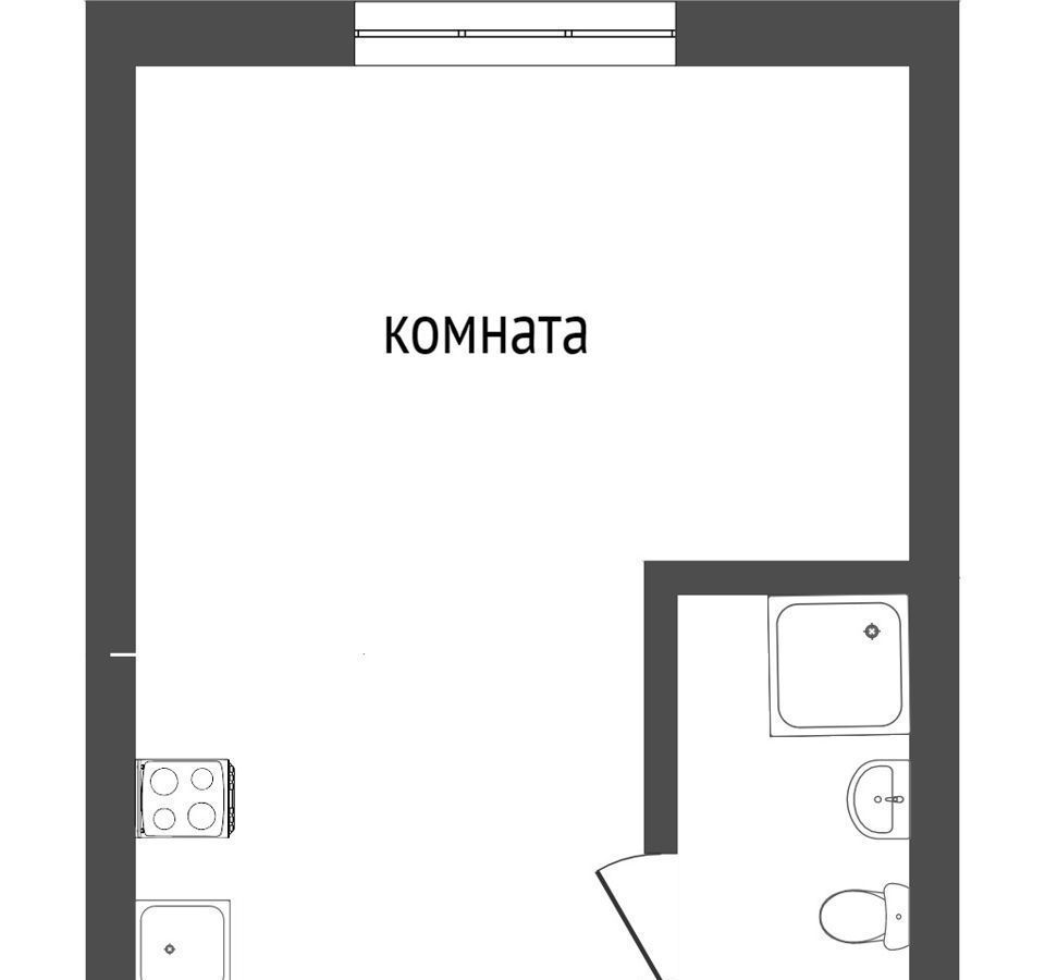 комната г Омск п Чкаловский р-н Октябрьский ул Петра Осминина 28 фото 12