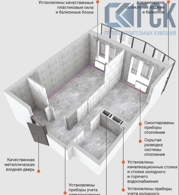 квартира г Воронеж р-н Левобережный ул Ростовская 73д фото 3