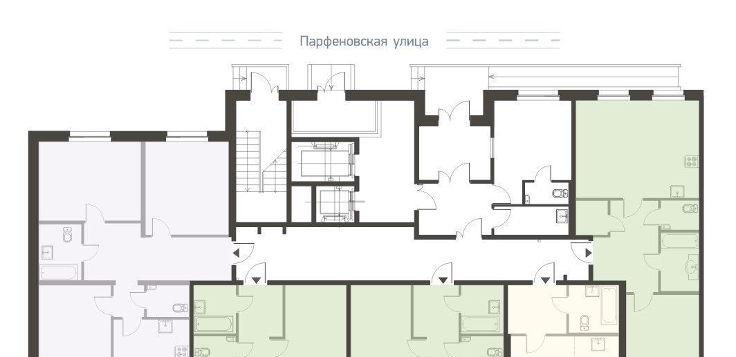 квартира г Санкт-Петербург метро Московские Ворота ул Парфёновская 17 фото 2