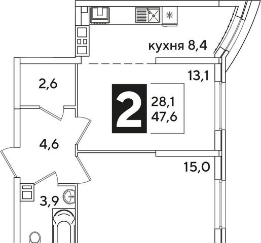 квартира г Краснодар р-н Прикубанский ул Западный Обход 58 ЖК «Самолет» Прикубанский округ фото