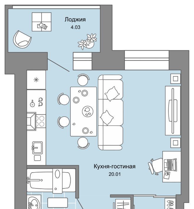 квартира г Киров р-н Ленинский ул Дмитрия Козулева 2 фото 1