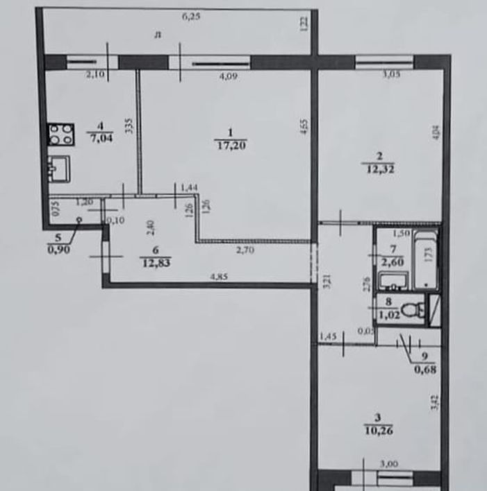 квартира г Ульяновск р-н Засвияжский ул Аблукова 105 фото 18