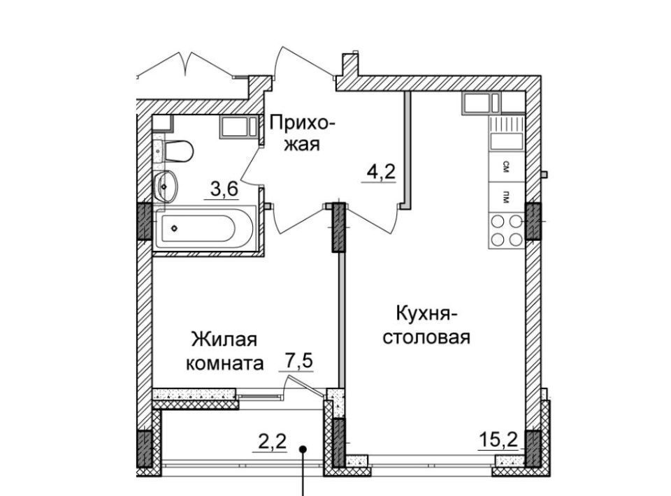 квартира г Нижний Новгород д Кузнечиха Горьковская фото 1