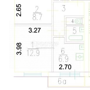 квартира г Москва метро Нагорная ул Нагорная 17к/2 фото 32