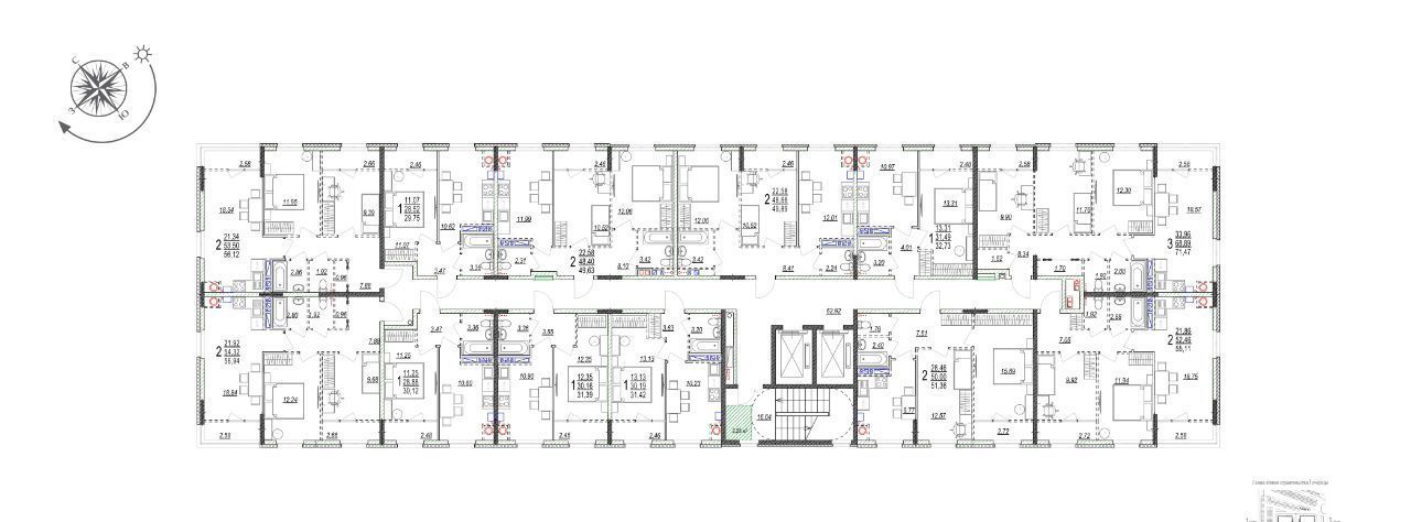 квартира г Волгоград р-н Тракторозаводский ул Тракторостроителей 27/2 фото 2