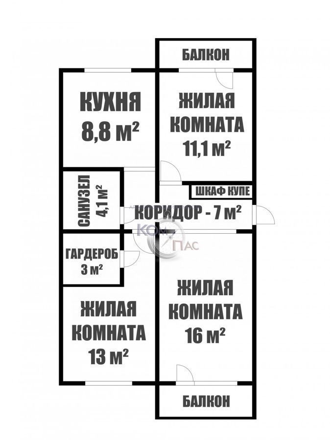 квартира г Киров р-н Ленинский ул Ульяновская 22 фото 2