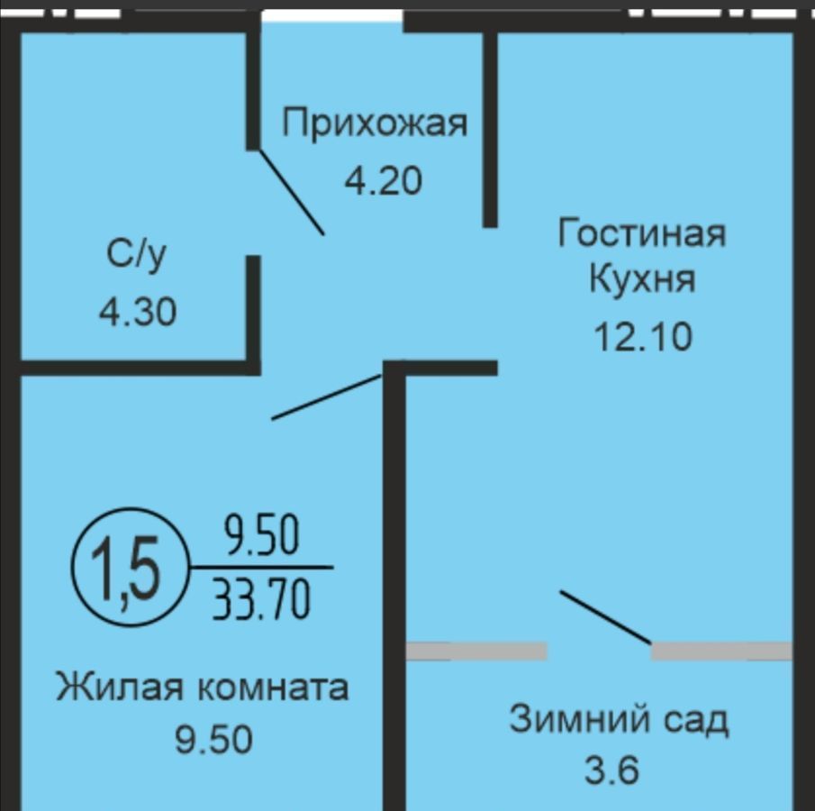 квартира г Оренбург р-н Промышленный ул Ткачева 16/4 фото 2