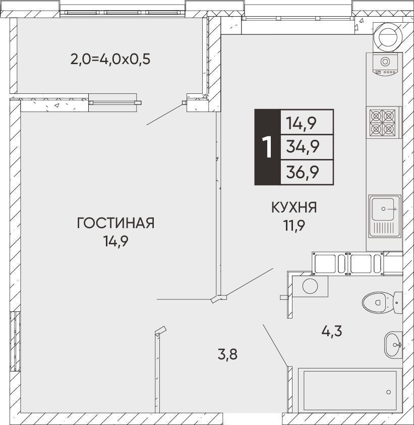 квартира г Ростов-на-Дону р-н Кировский Левый берег ул Левобережная 12 Жилой квартал «Левобережье» фото 1