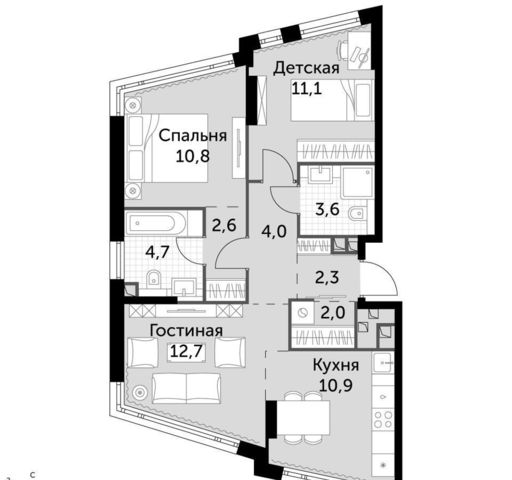 квартира г Москва метро Нагатинская Нагатино-Садовники ш Варшавское 37а/1 фото