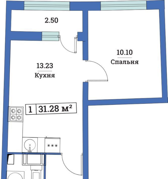 квартира р-н Всеволожский г Мурино ул Екатерининская 30 Девяткино фото 1