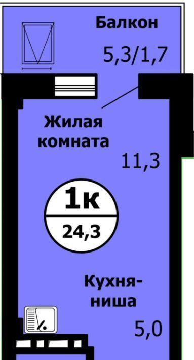 квартира г Красноярск р-н Свердловский Тихие зори ул Лесников 25а фото 1