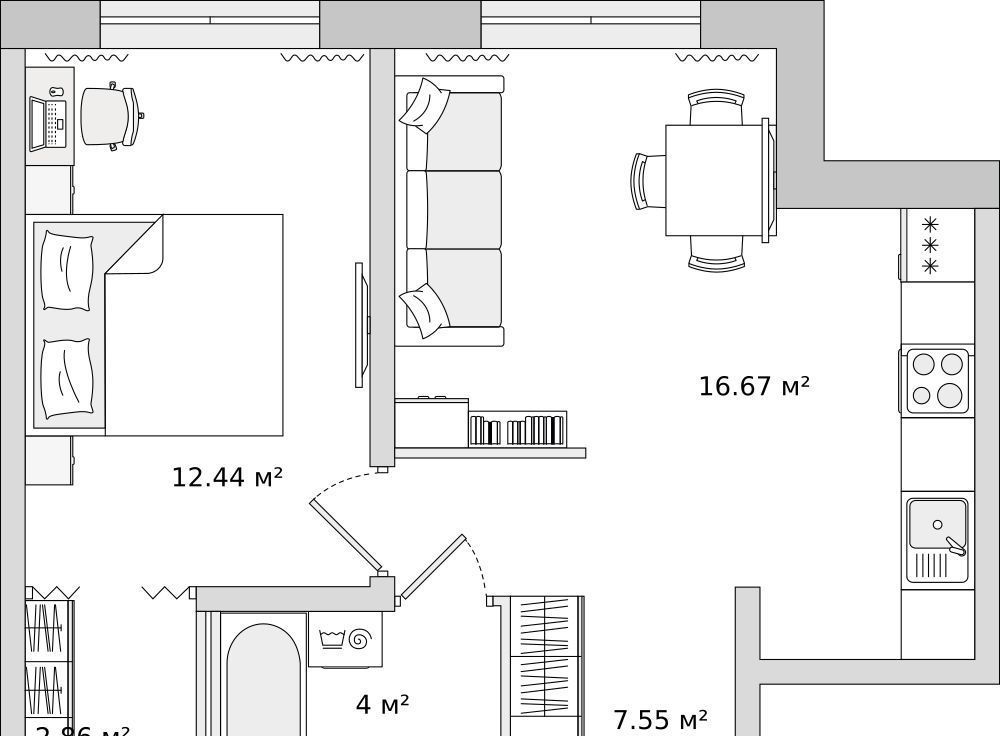 квартира р-н Всеволожский г Мурино ул Шоссе в Лаврики 53к/1 Девяткино фото 1