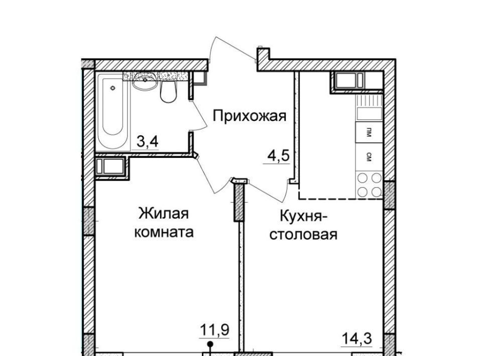 квартира г Нижний Новгород д Кузнечиха Горьковская фото 1