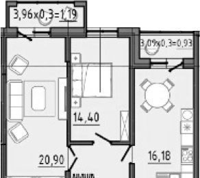 квартира г Краснодар п Горхутор р-н Прикубанский ул Агрономическая 2/1 фото 1