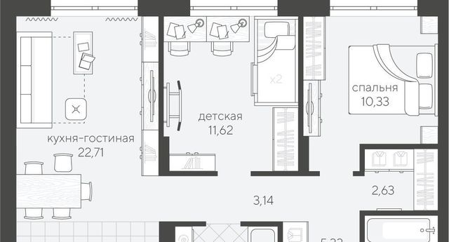 р-н Ленинский ЖК «Скандиа. Квартал у озера» Ново-Гилевский жилрайон фото