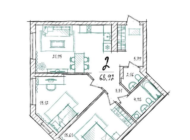 р-н Калининский дом 11к/2 фото