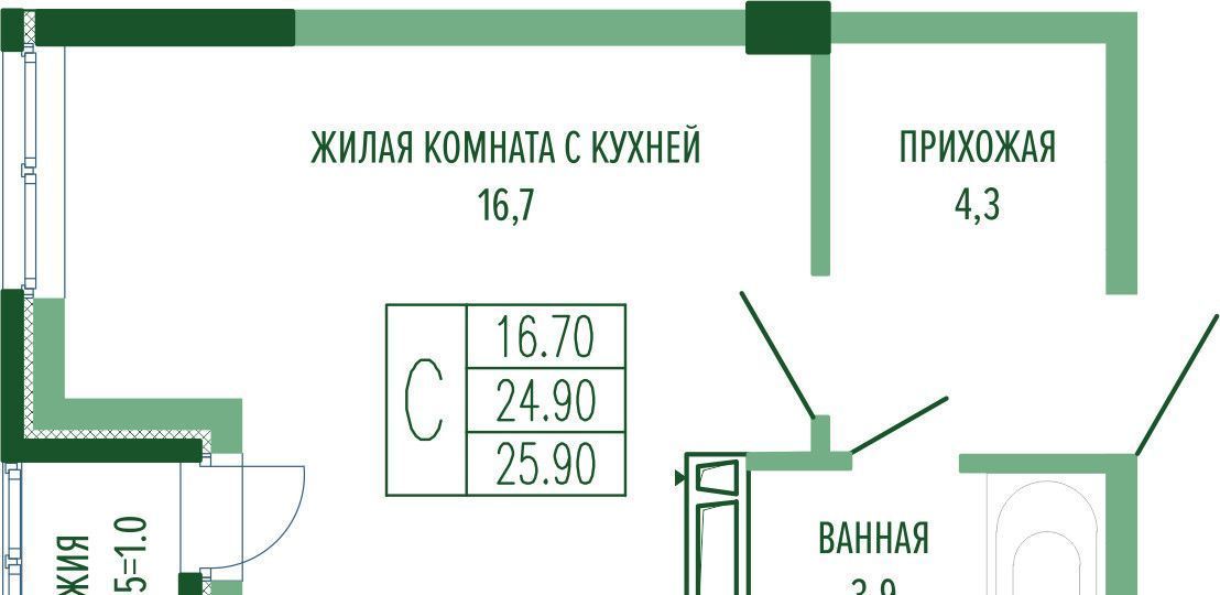 квартира г Краснодар р-н Прикубанский ул Круговая 6 фото 1