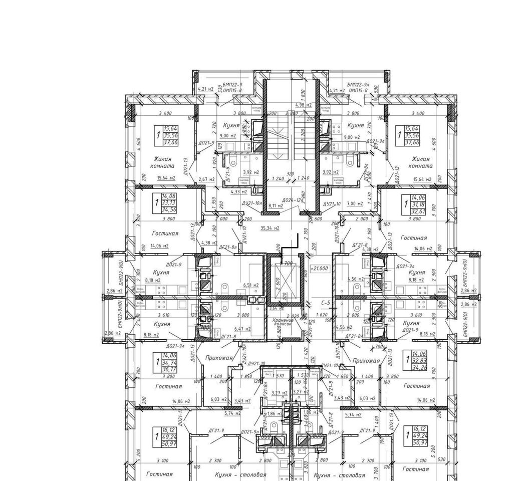 квартира г Калуга р-н Московский ул Азаровская 40к/4 фото 1