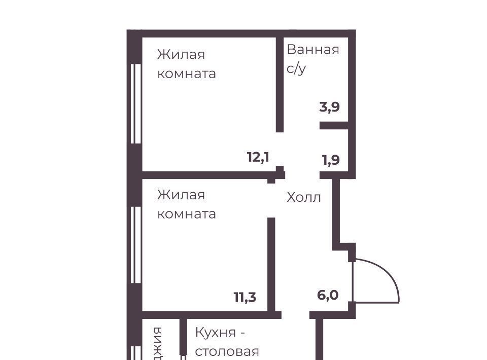 квартира г Челябинск р-н Тракторозаводский ЖК Ленина 4 фото 1