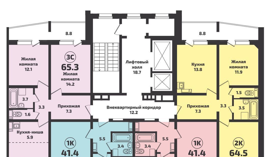 квартира г Новосибирск р-н Калининский Заельцовская ул Краузе 25 фото 1