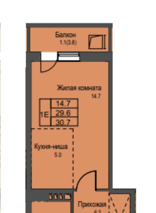 квартира г Пермь р-н Дзержинский Заимка ул Монастырская 181 фото 9