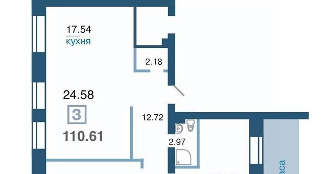 квартира г Красноярск р-н Железнодорожный ул Бограда 107 фото