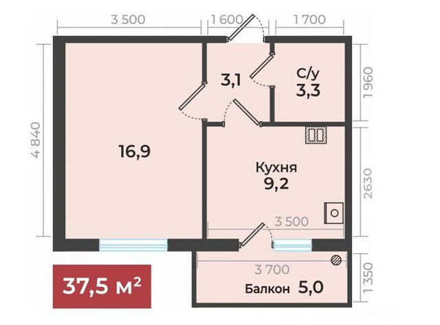 р-н Промышленный ЖК Европейский-4 № 35 мкр фото