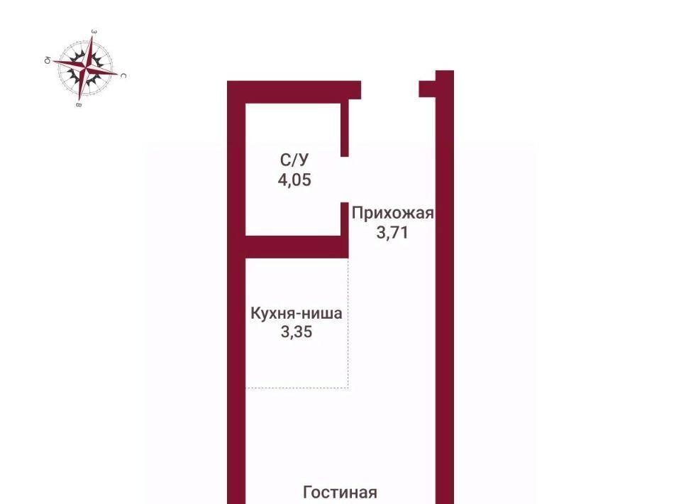 квартира г Новосибирск Маршала Покрышкина ул Державина 50 фото 2