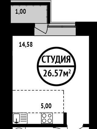 квартира г Уфа р-н Ленинский ул Природная 7 фото 1