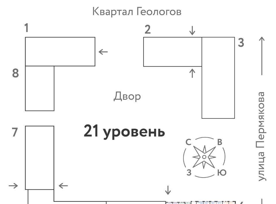 квартира г Тюмень р-н Ленинский Букино ул 50 лет Октября 63г Ленинский административный округ фото 3