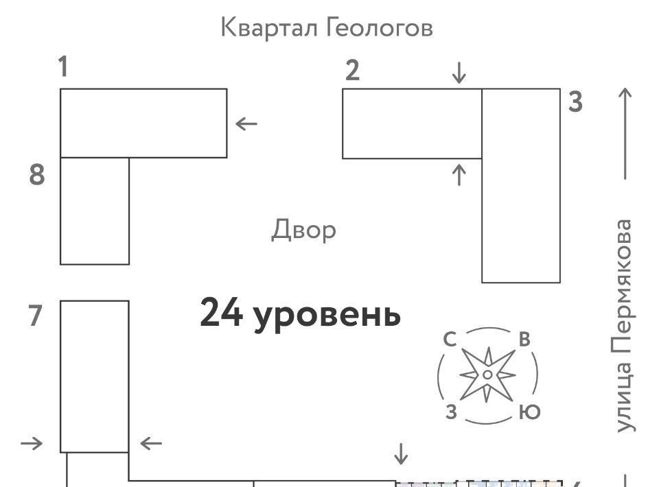 квартира г Тюмень р-н Ленинский Букино ул 50 лет Октября 63г Ленинский административный округ фото 3