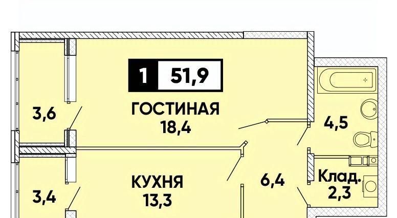 квартира г Ставрополь р-н Промышленный ул Тухачевского 31/1 фото 1
