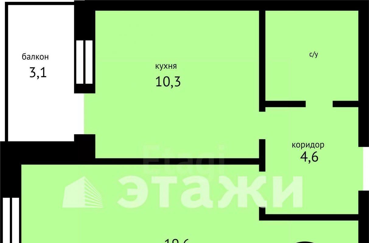 квартира г Южно-Сахалинск ул Курильская 20к/2 фото 10