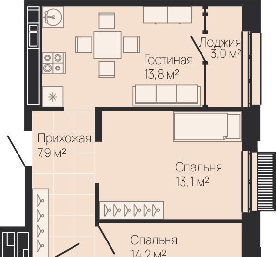 квартира г Нижний Новгород Горьковская Резиденция жилой комплекс фото 1