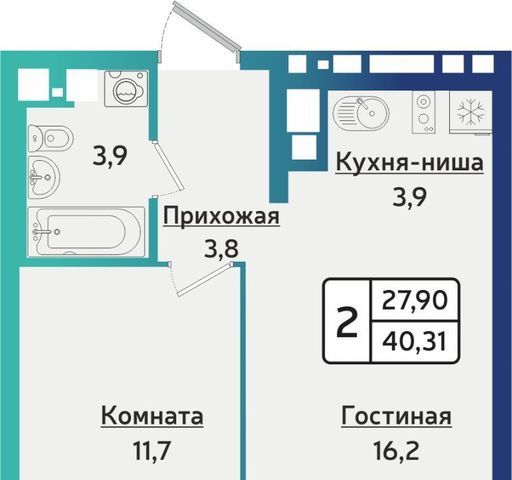 квартира р-н Устиновский Восточный пер Седьмой жилрайон фото