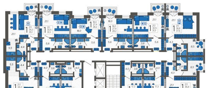 квартира г Сочи р-н Адлерский посёлок Кудепста ул Искры 88/3 с Илларионовка Адлер жилой комплекс Летний фото 3