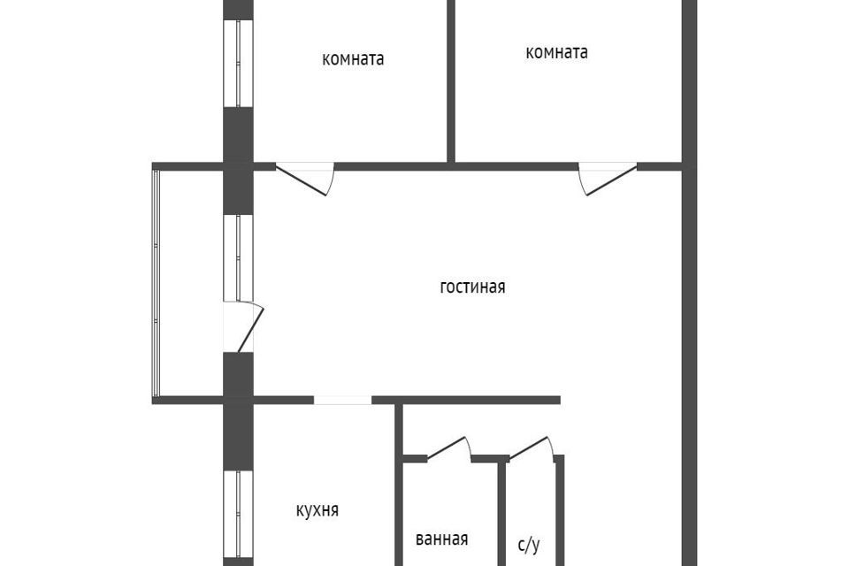 квартира г Сосновоборск ул Новоселов 24 фото 2