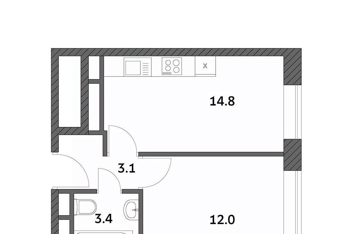 квартира г Москва п Внуковское ЖК «Городские истории» метро Рассказовка фото 1