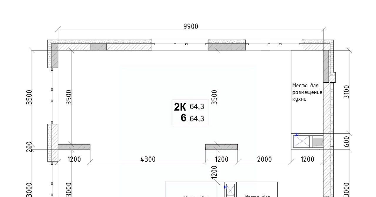 квартира г Кемерово р-н Заводский 15-й микрорайон Южный 7 фото 1