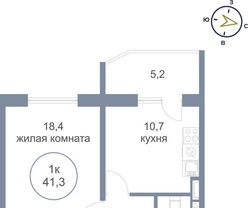 квартира г Сургут наб Ивана Кайдалова 18 24-й фото 1