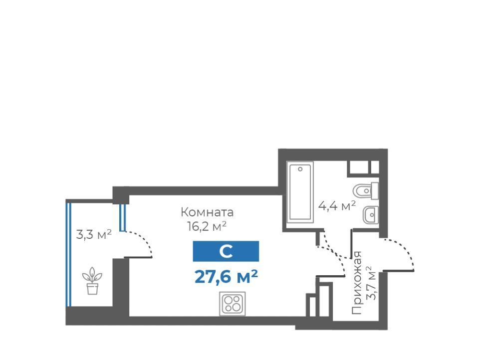 квартира г Тюмень р-н Калининский ул Интернациональная 197в фото 1